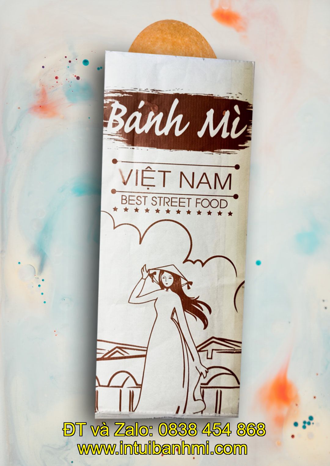 In bao bì bánh mì đẹp mắt, giá cả thấp tại ninhthuan.intuibanhmi.com