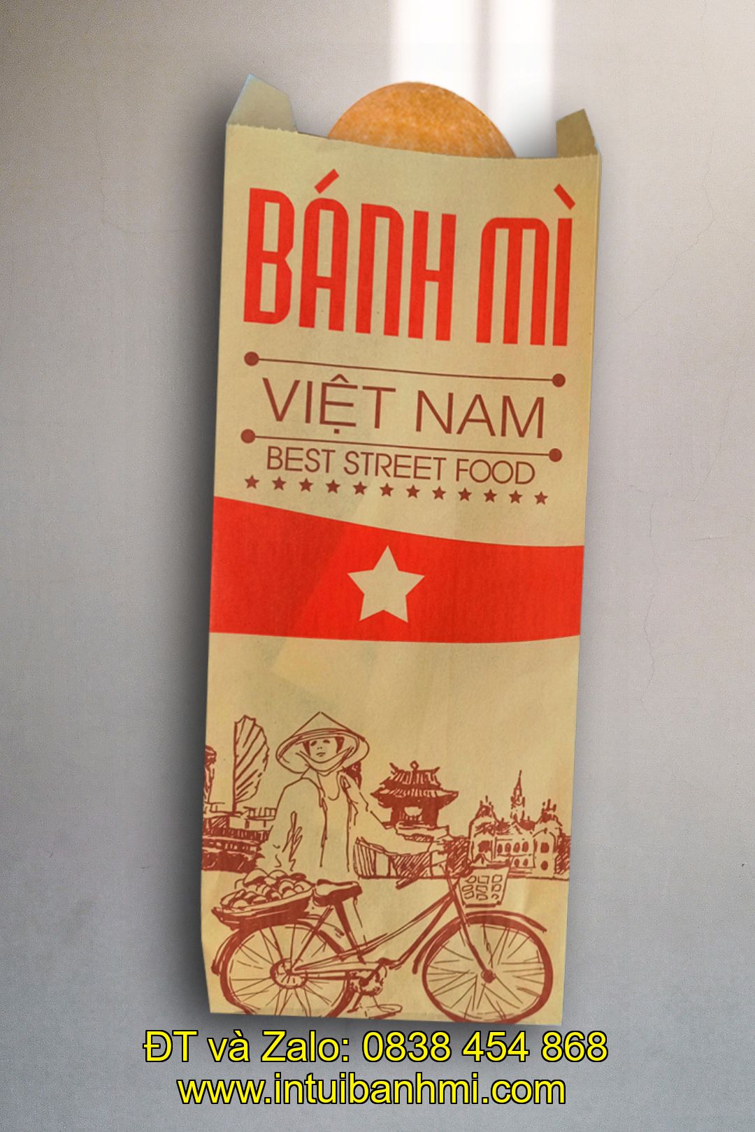 In bao bì giấy bánh mì theo nhu cầu