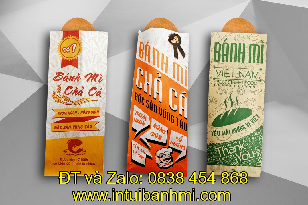 In bao bì giấy bánh mì theo ý thích