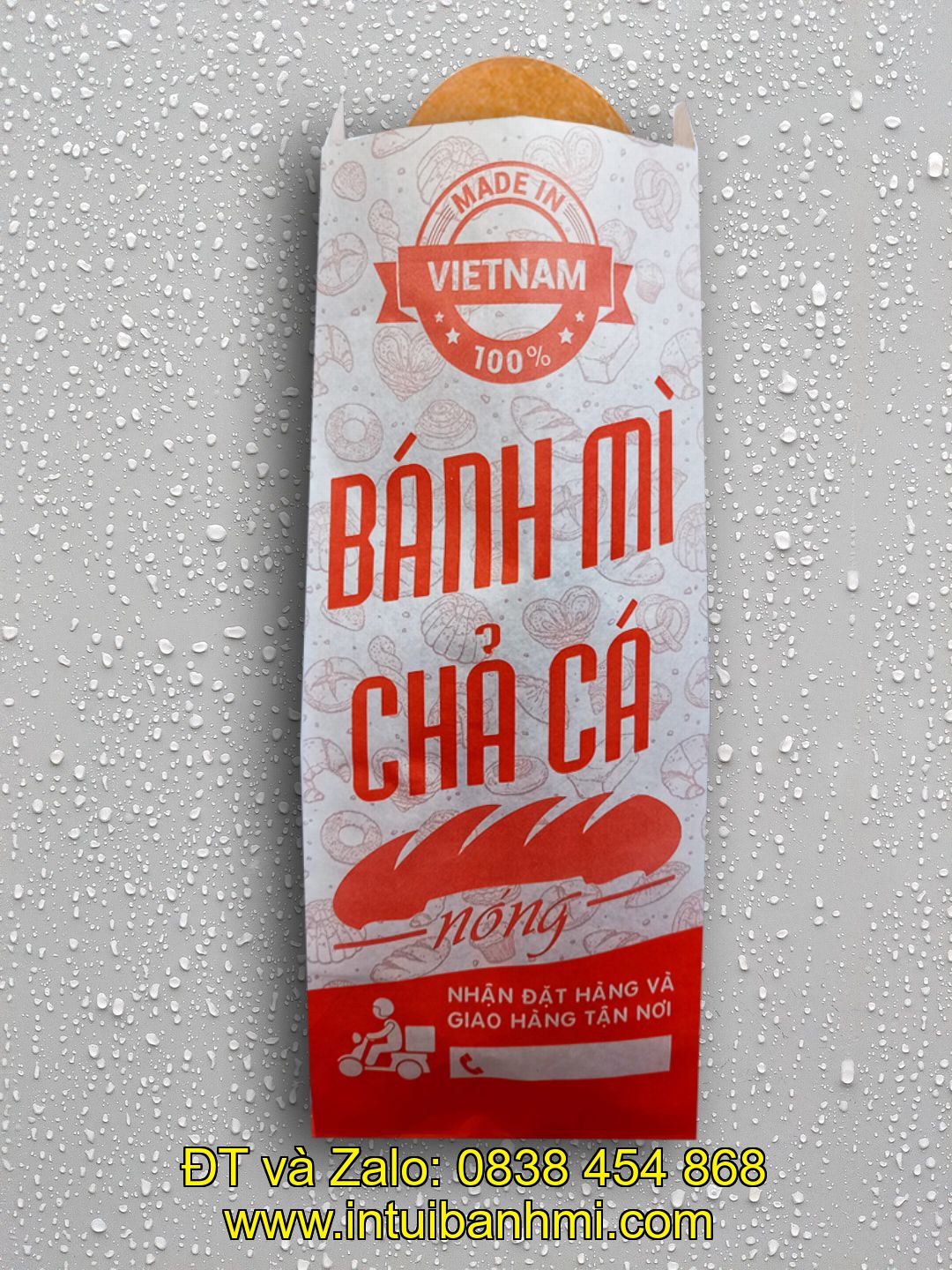 In bao bì giấy Kraft bánh mì nhanh và chất lượng ở Kon Tum