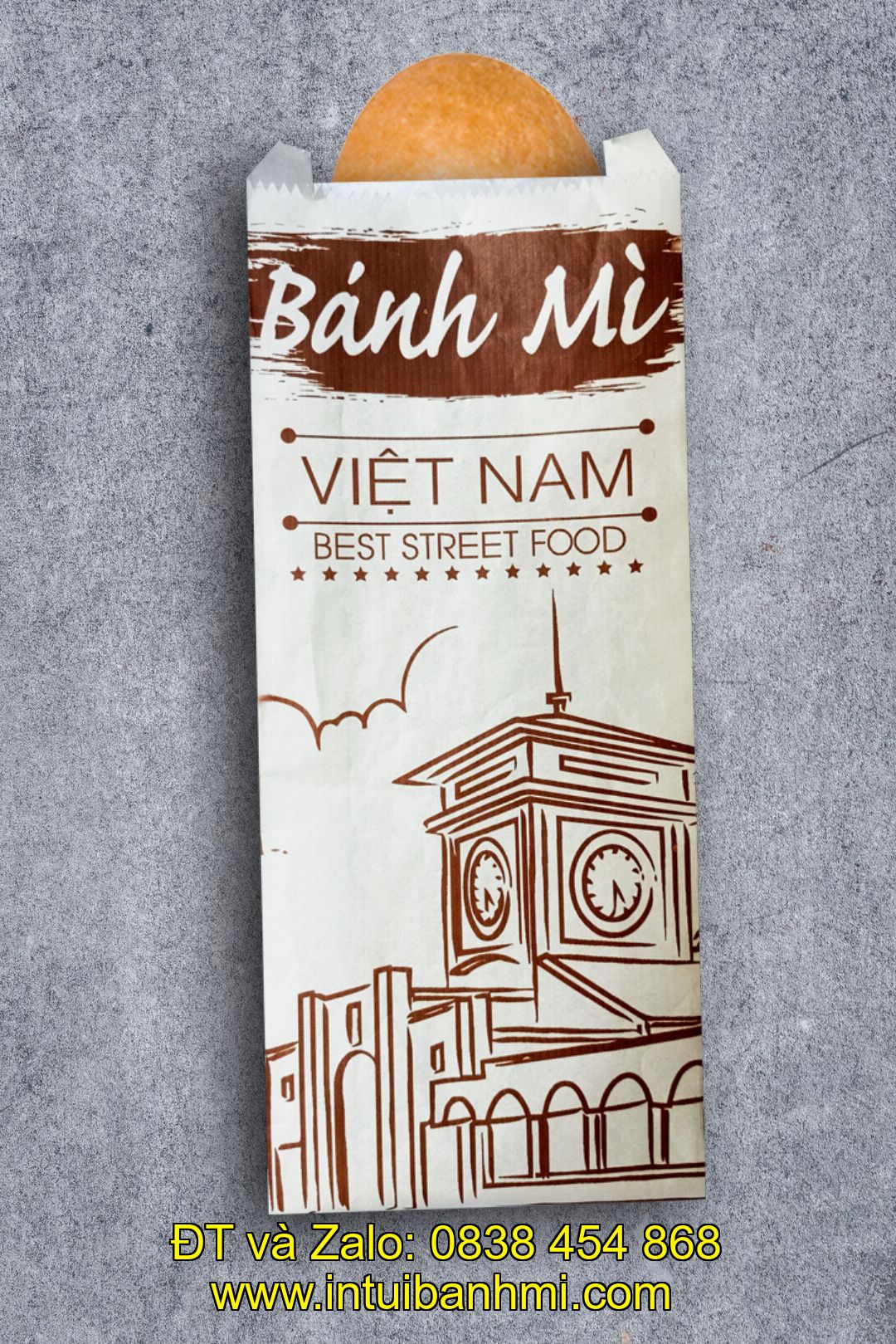 In các loại bao bì bánh mì lôi cuốn, giá thấp tại quangnam.intuibanhmi.com