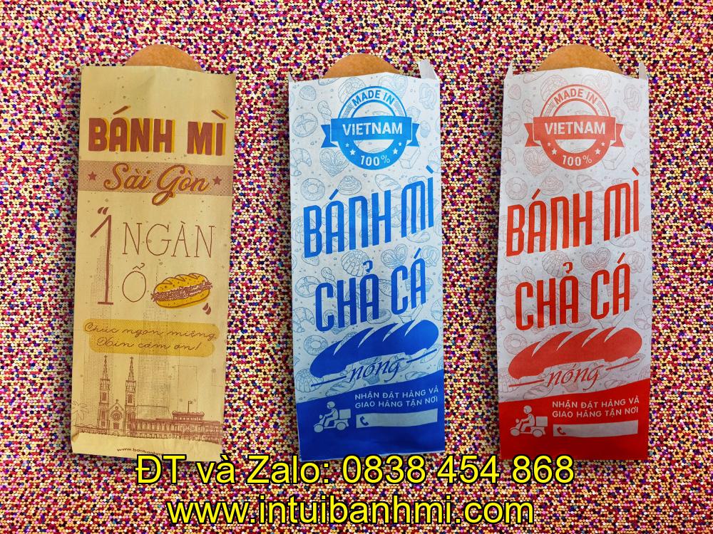In túi bánh mì theo yêu cầu, in số lượng ít?