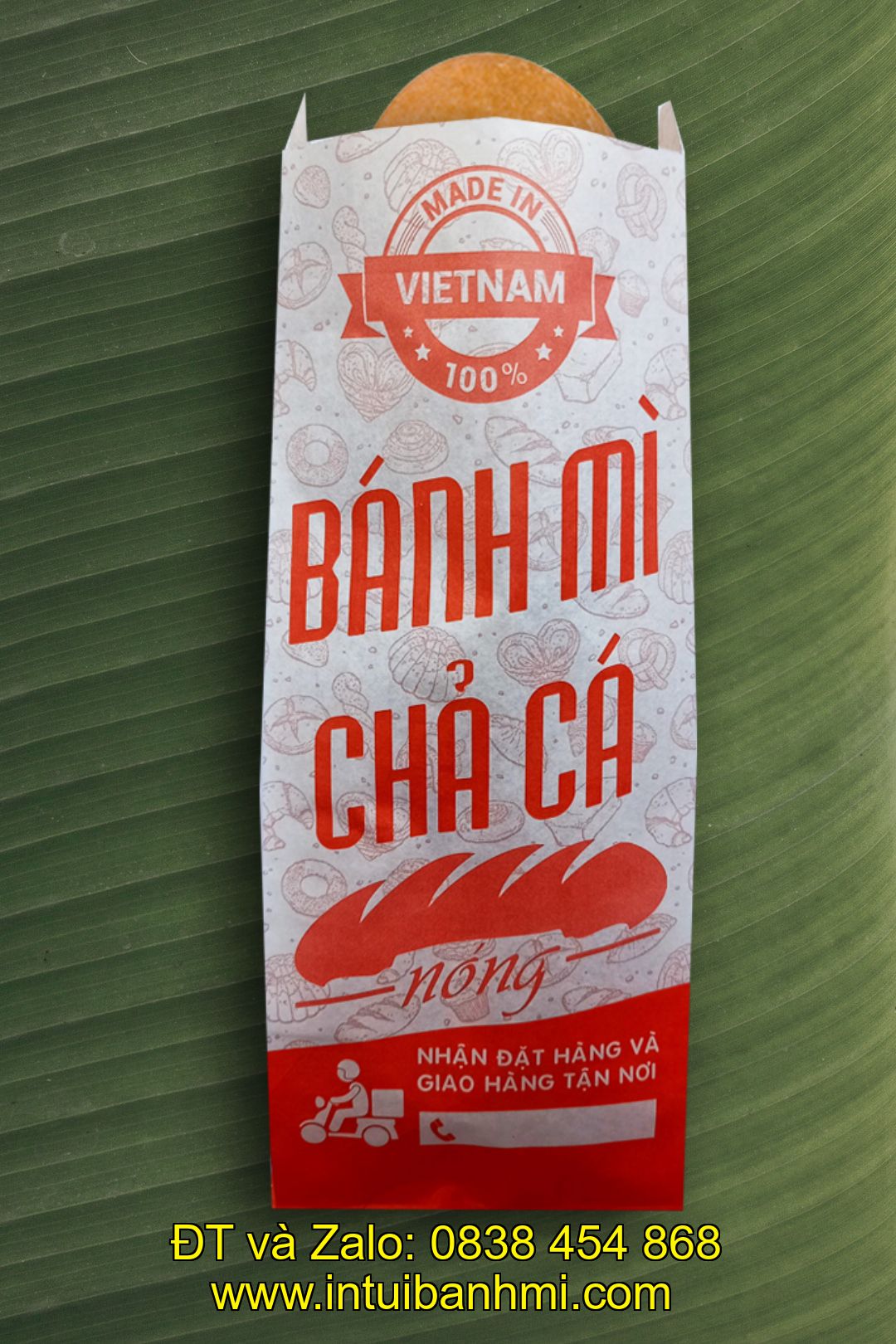 In túi đựng bánh mì bắt mắt, giá rẻ tại quangngai.intuibanhmi.com