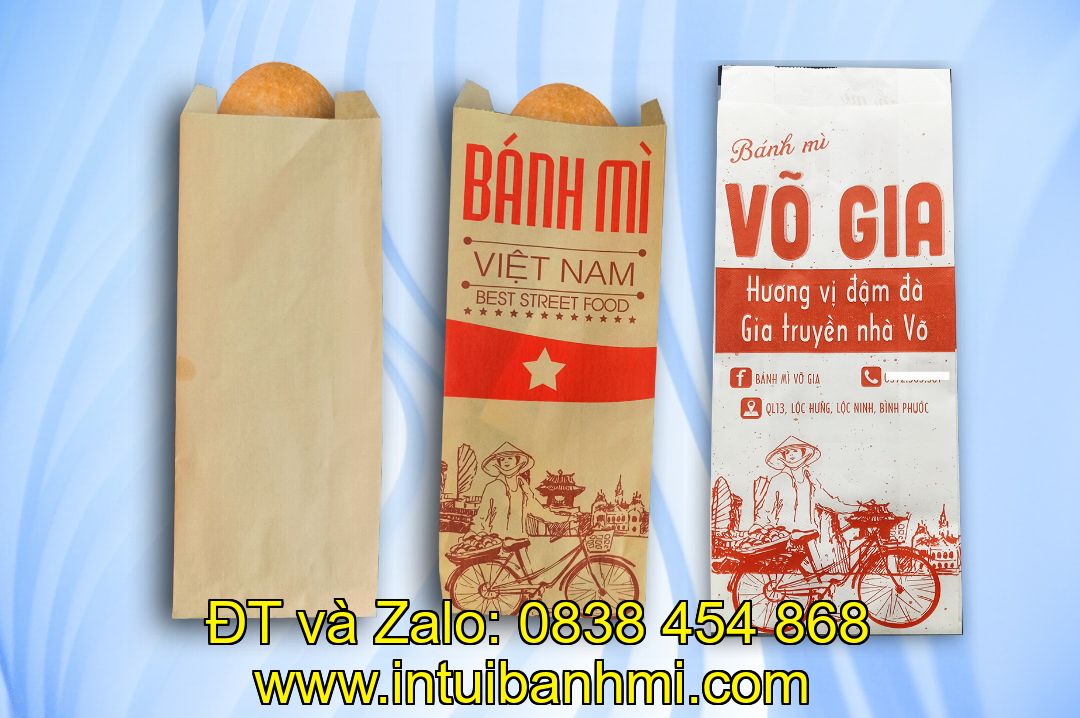 In túi giấy bánh mì giá rẻ và chất lượng tại Ninh Thuận