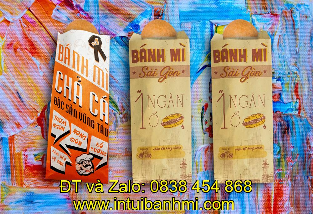 In túi giấy đựng bánh mì theo nhu cầu