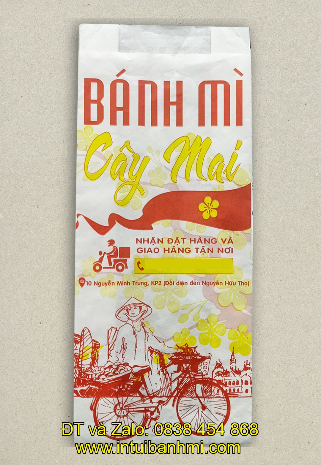 Khi đặt in ấn bao bì giấy chứa bánh mì cần chú ý vấn đề gì?