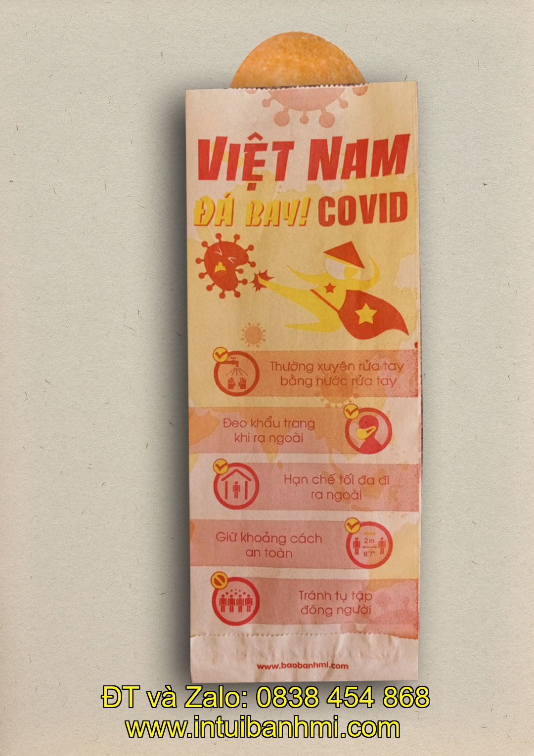 Khi đặt in ấn các loại túi giấy bao bọc bánh mì cần chú ý những gì?