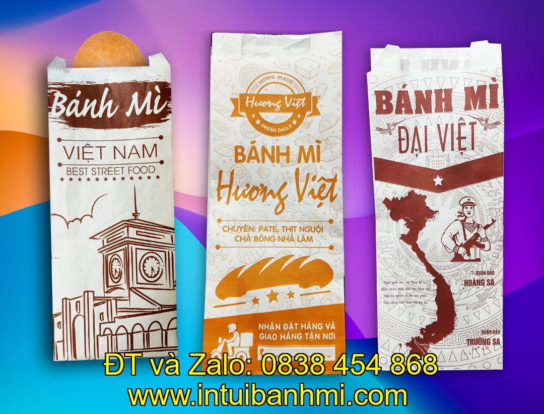 Khi đặt in ấn túi giấy bao bọc bánh mì cần phải lưu ý vấn đề gì?