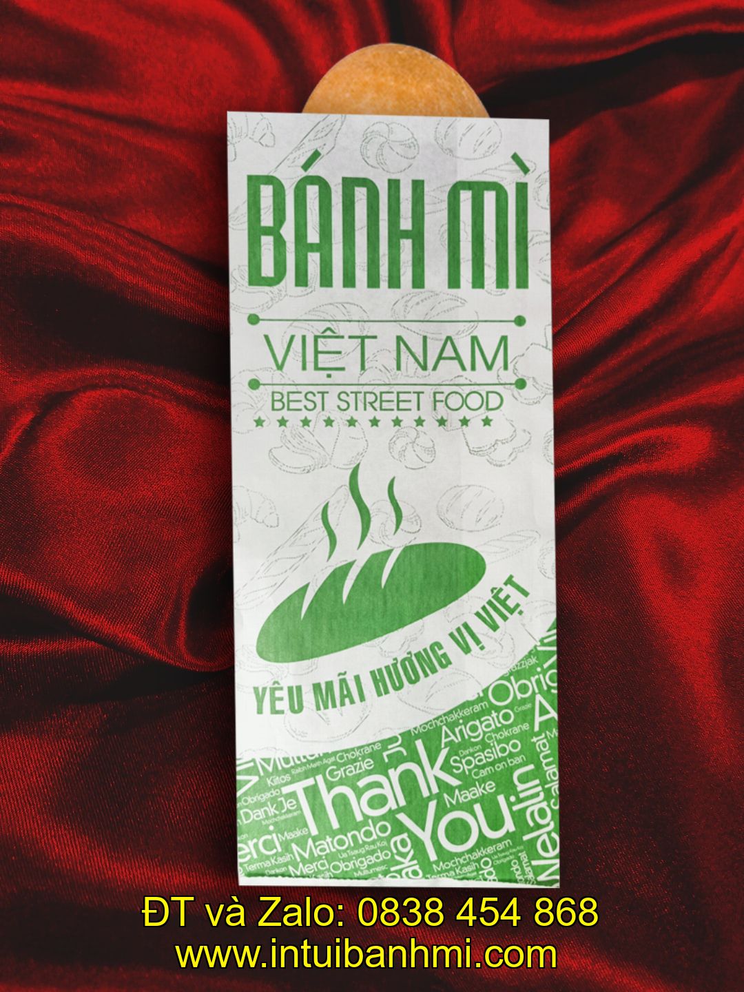 Kiểu dáng, thiết kế khi in ấn túi bánh mì