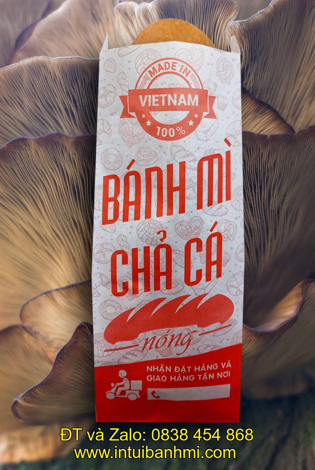 Kiểu dáng, thiết kế khi in ấn túi đựng bánh mì