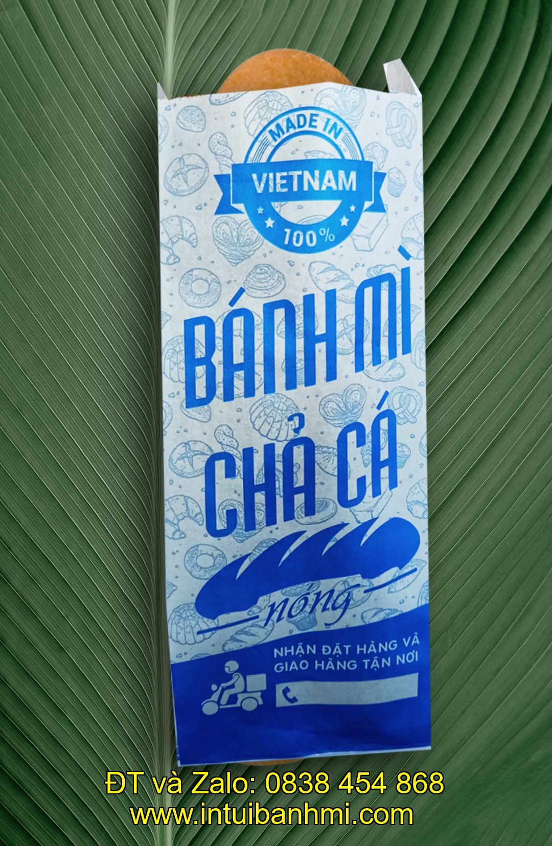 Kinh nghiệm in ấn túi làm bằng giấy đựng bánh mì