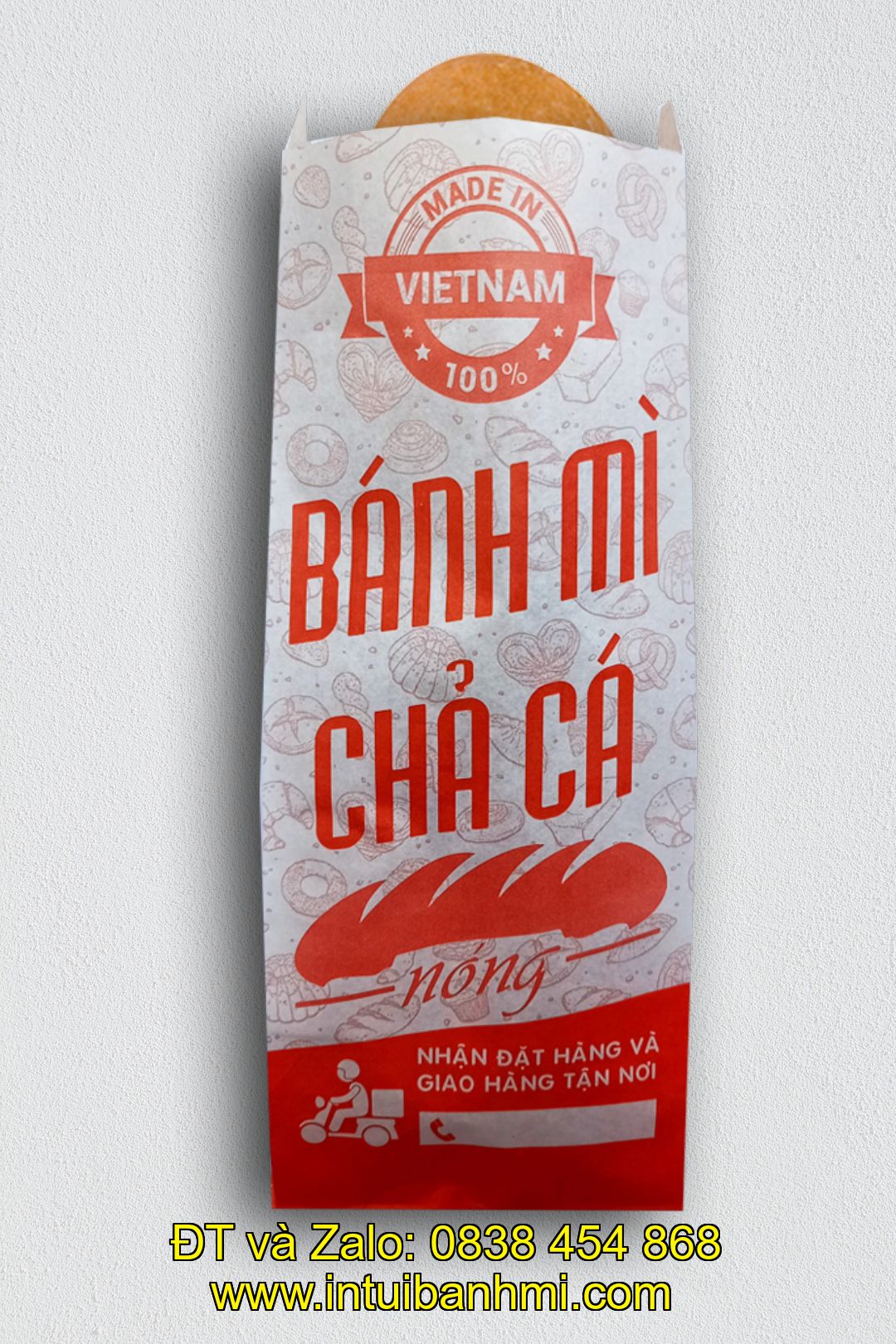 Kinh nghiệm in túi làm bằng giấy đựng bánh mì