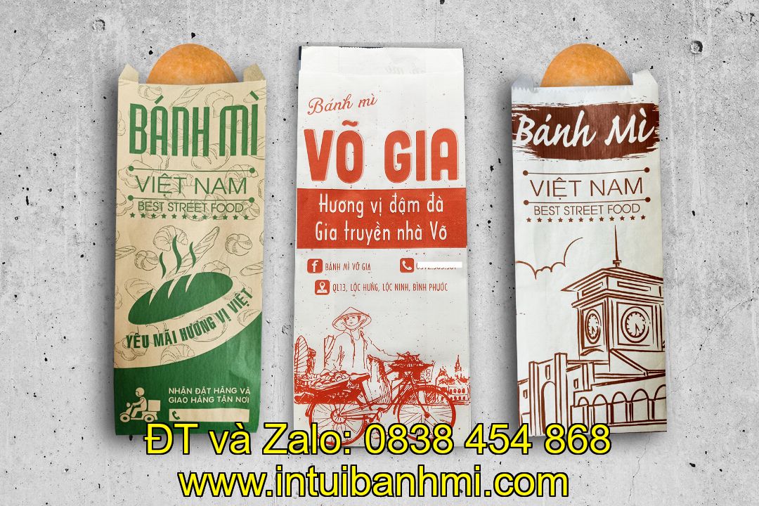 Kinh nghiệm in túi làm bằng giấy gói bánh mì