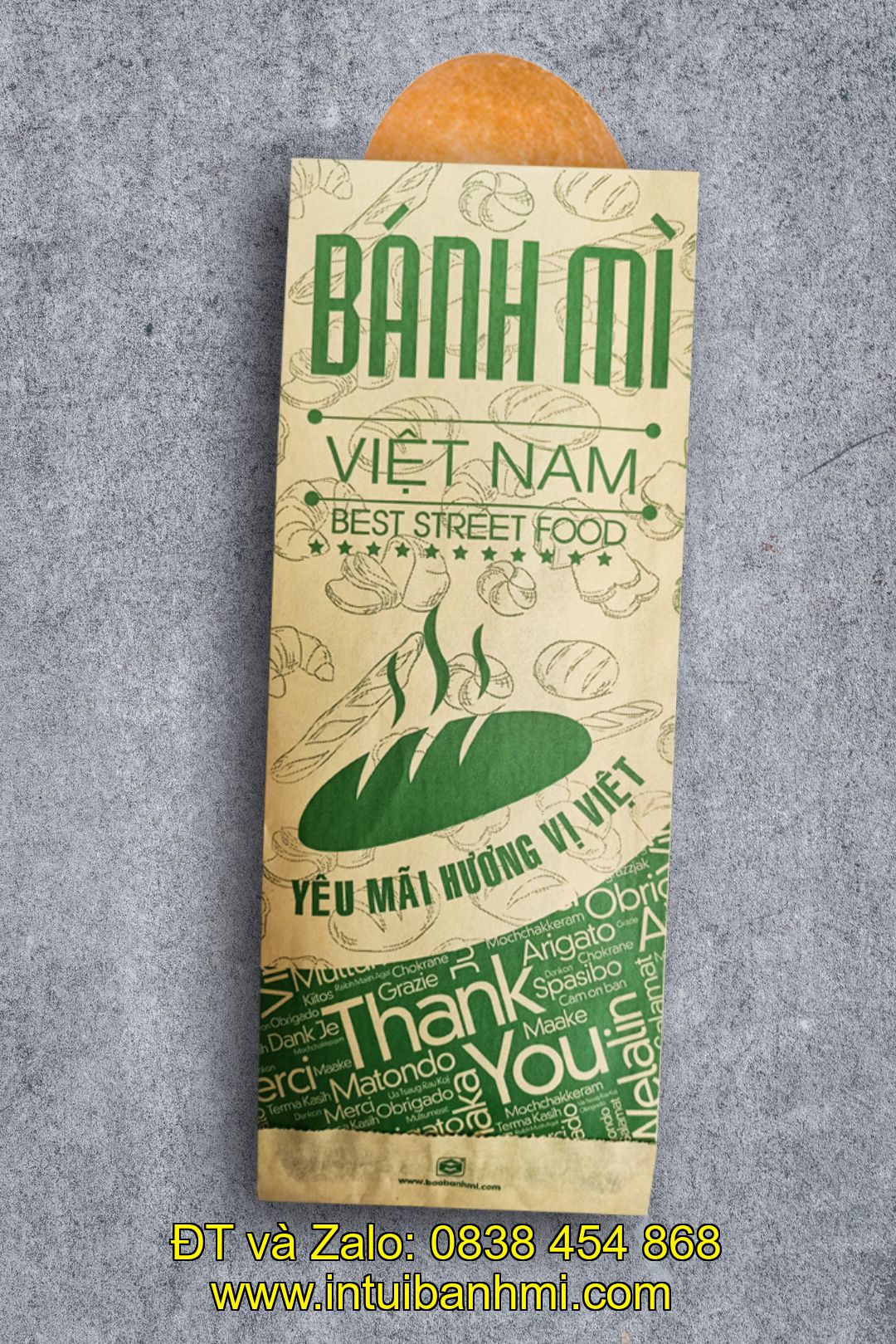 Kinh nghiệm khi in ấn các loại bao bì chứa bánh mì bằng giấy