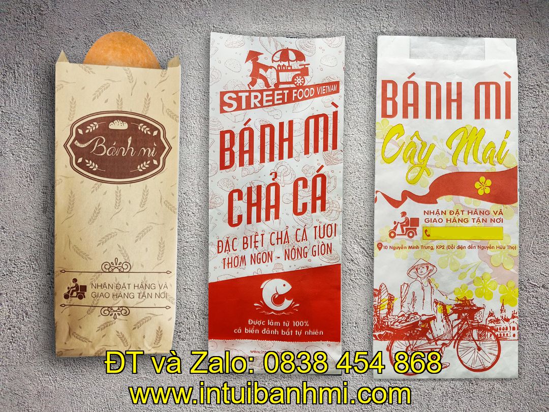 Kinh nghiệm khi in ấn túi chứa đựng bánh mì được làm bằng giấy