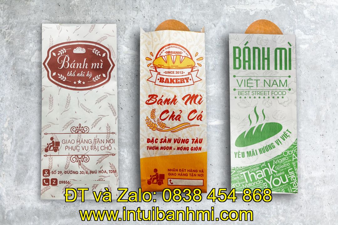 Kinh nghiệm khi in bao bì đựng bánh mì được làm bằng giấy