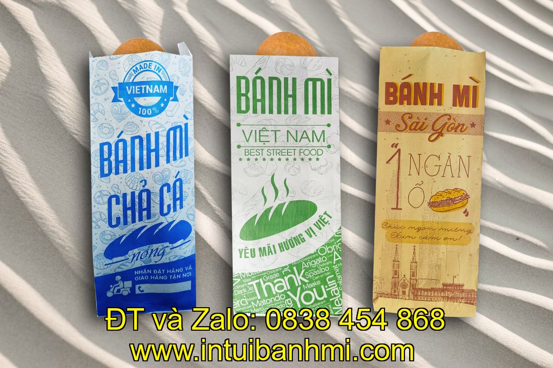 Kinh nghiệm khi in túi bao bọc bánh mì được làm bằng giấy