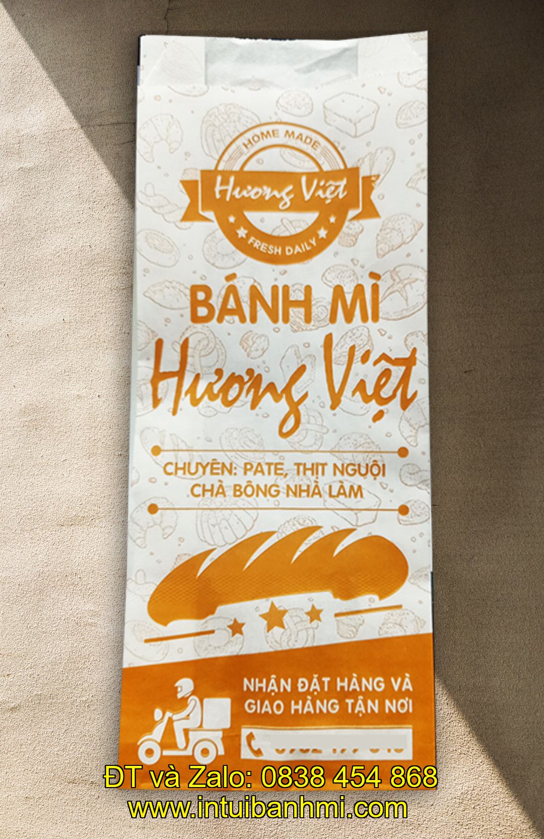 Lợi ích khi sử dụng túi làm bằng giấy kraft đựng bánh mì