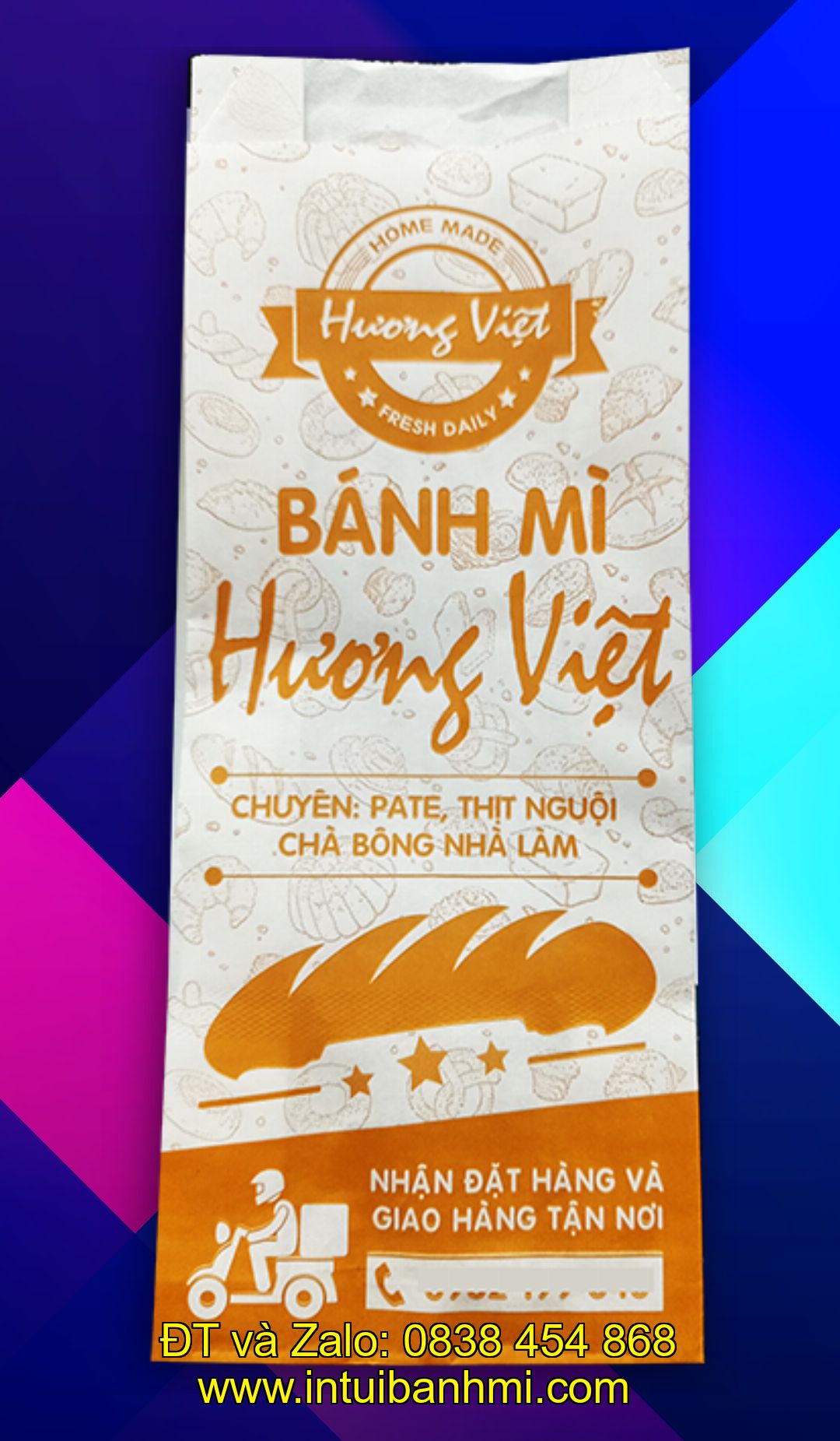 Một số kiểu mẫu bao bì bánh mì đẹp mắt nhất ngày nay