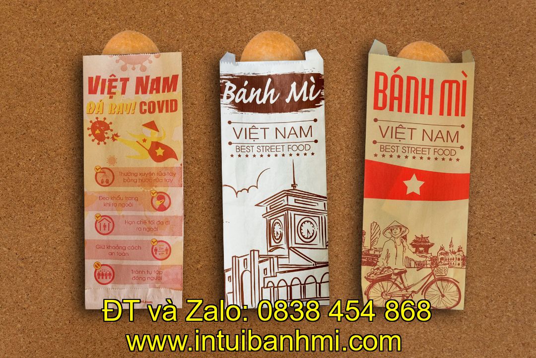 Một số kiểu mẫu các loại bao bì bánh mì lôi cuốn nhất hiện nay