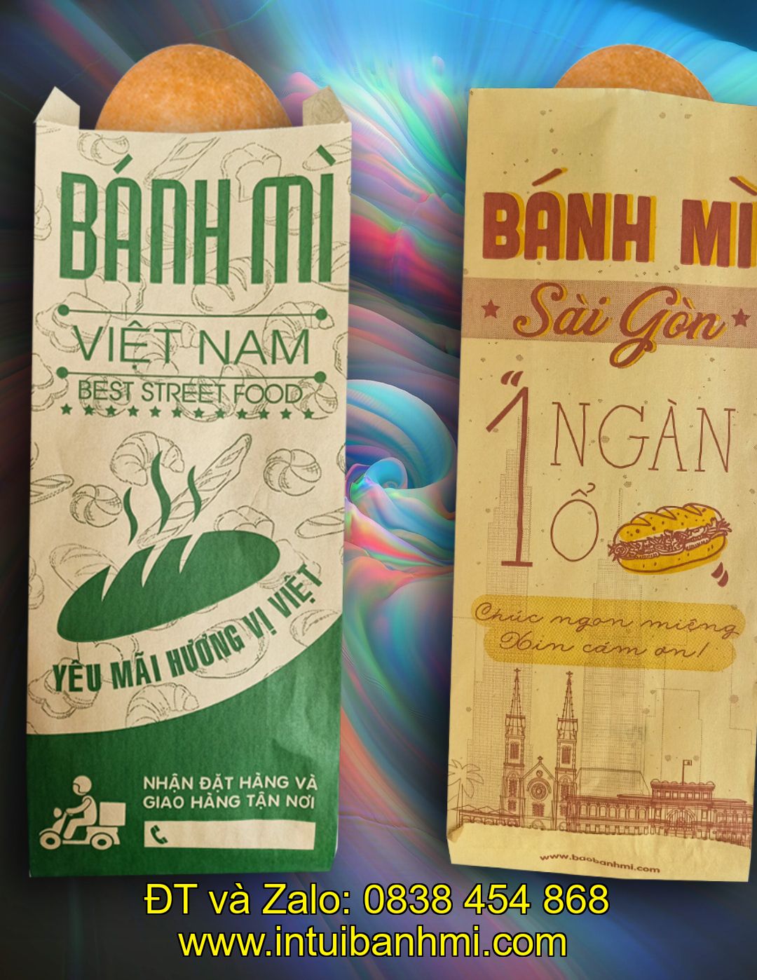 Một số lưu ý khi đặt in ấn túi bánh mì