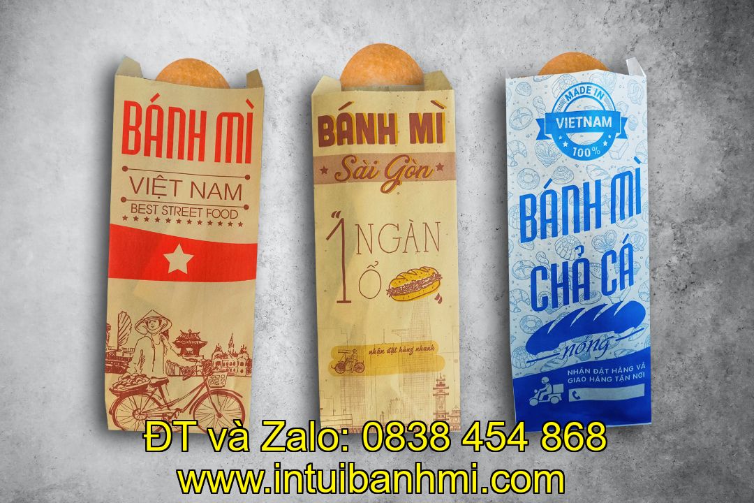 Một số nhu cầu khi in ấn túi bao bọc bánh mì bằng giấy