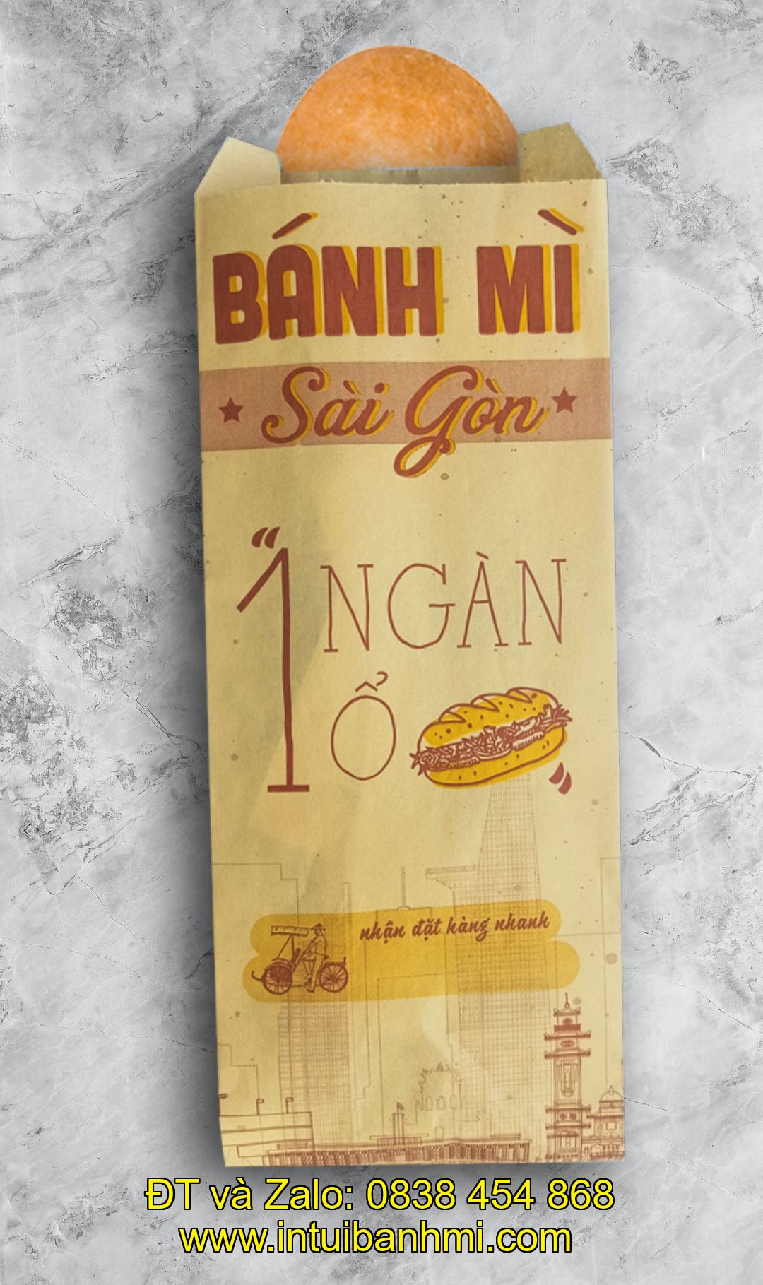 Một vài địa điểm in ấn túi đựng bánh mì đẹp ở Phú Yên