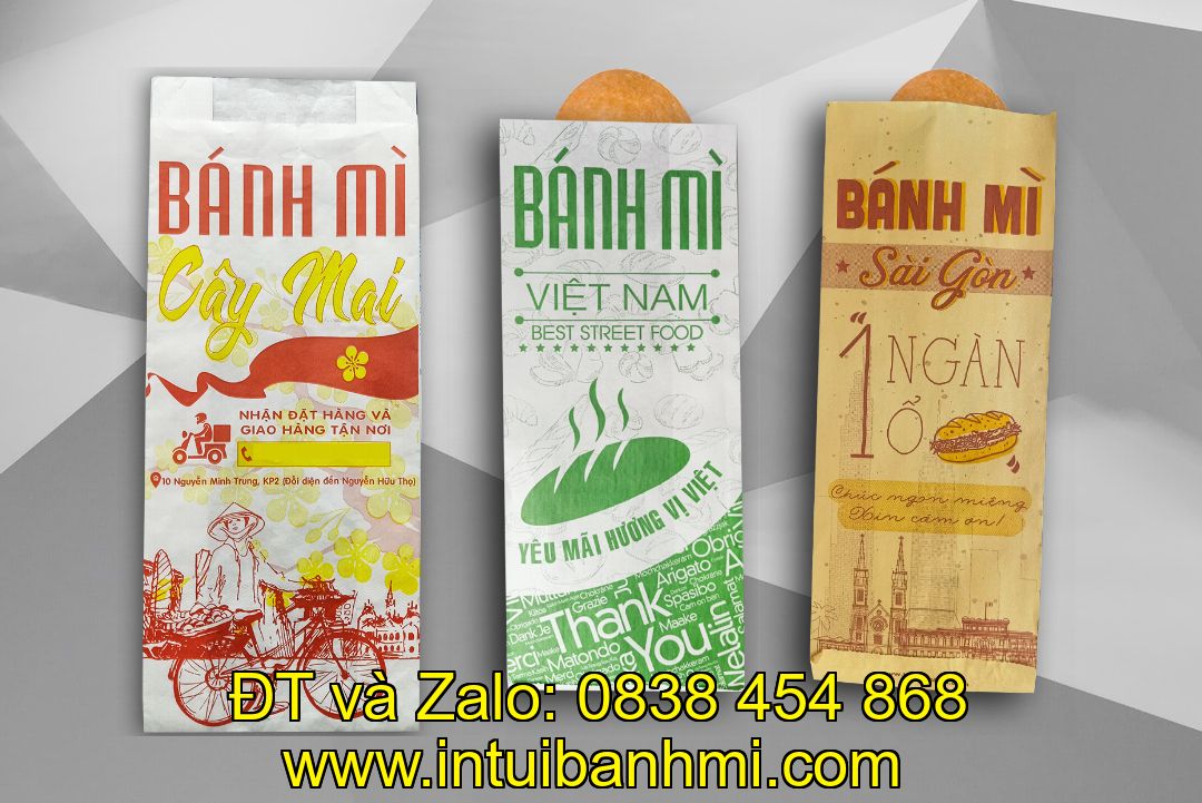 Một vài địa điểm in ấn túi giấy bánh mì đẹp ở Bình Thuận