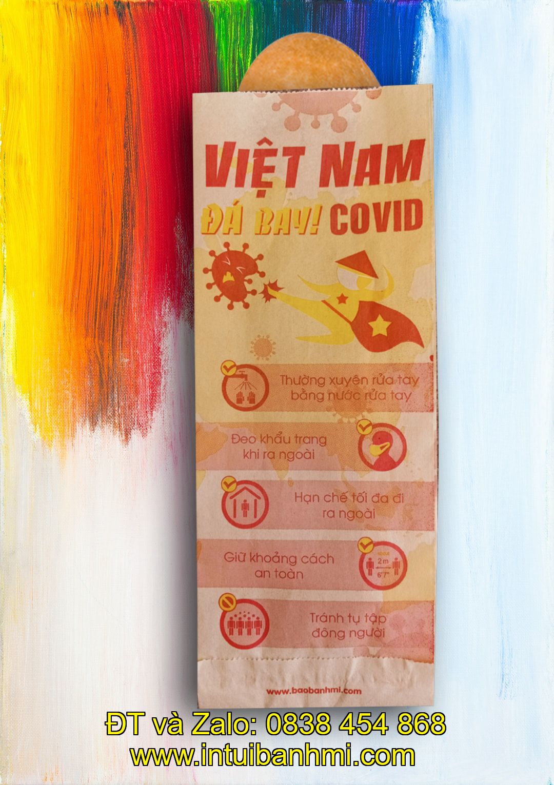 Một vài điều cần làm trước khi in túi bánh mì