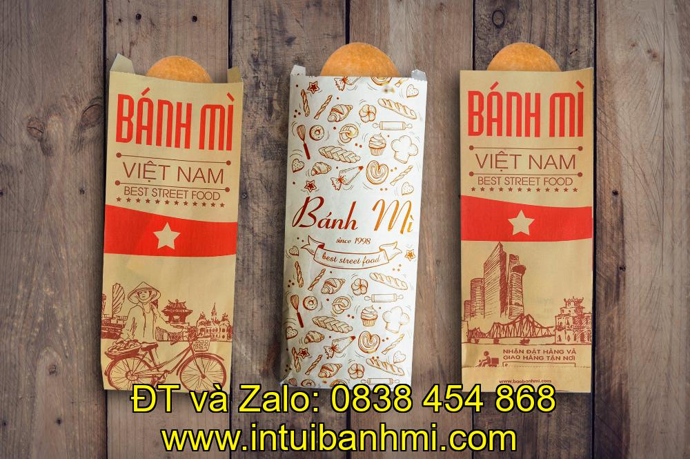 Một vài loại bao bì bánh mì đã thực hiện