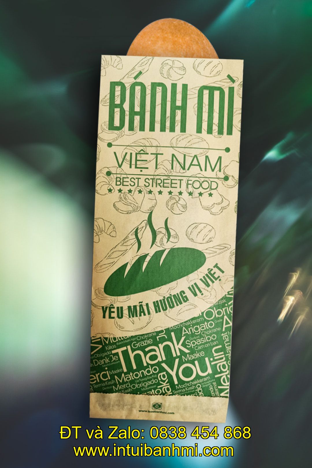 Một vài loại túi bánh mì đã thực hiện