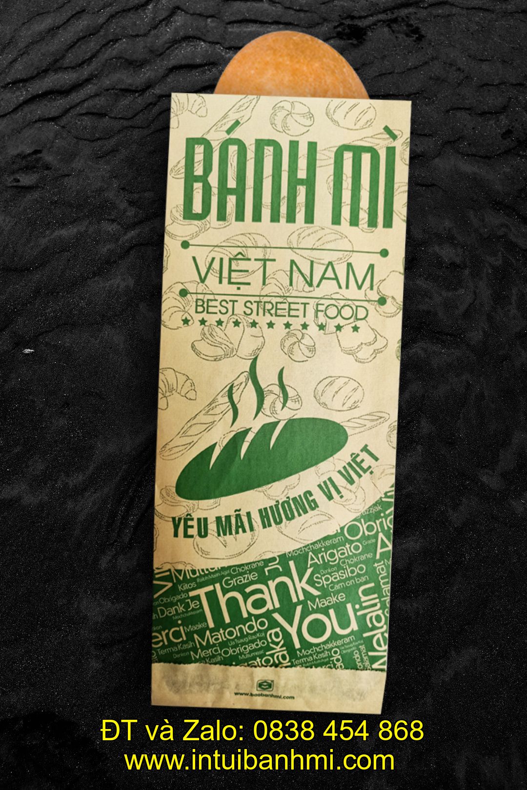 Một vài lý do nên chọn [diachi] để in túi giấy đựng bánh mì