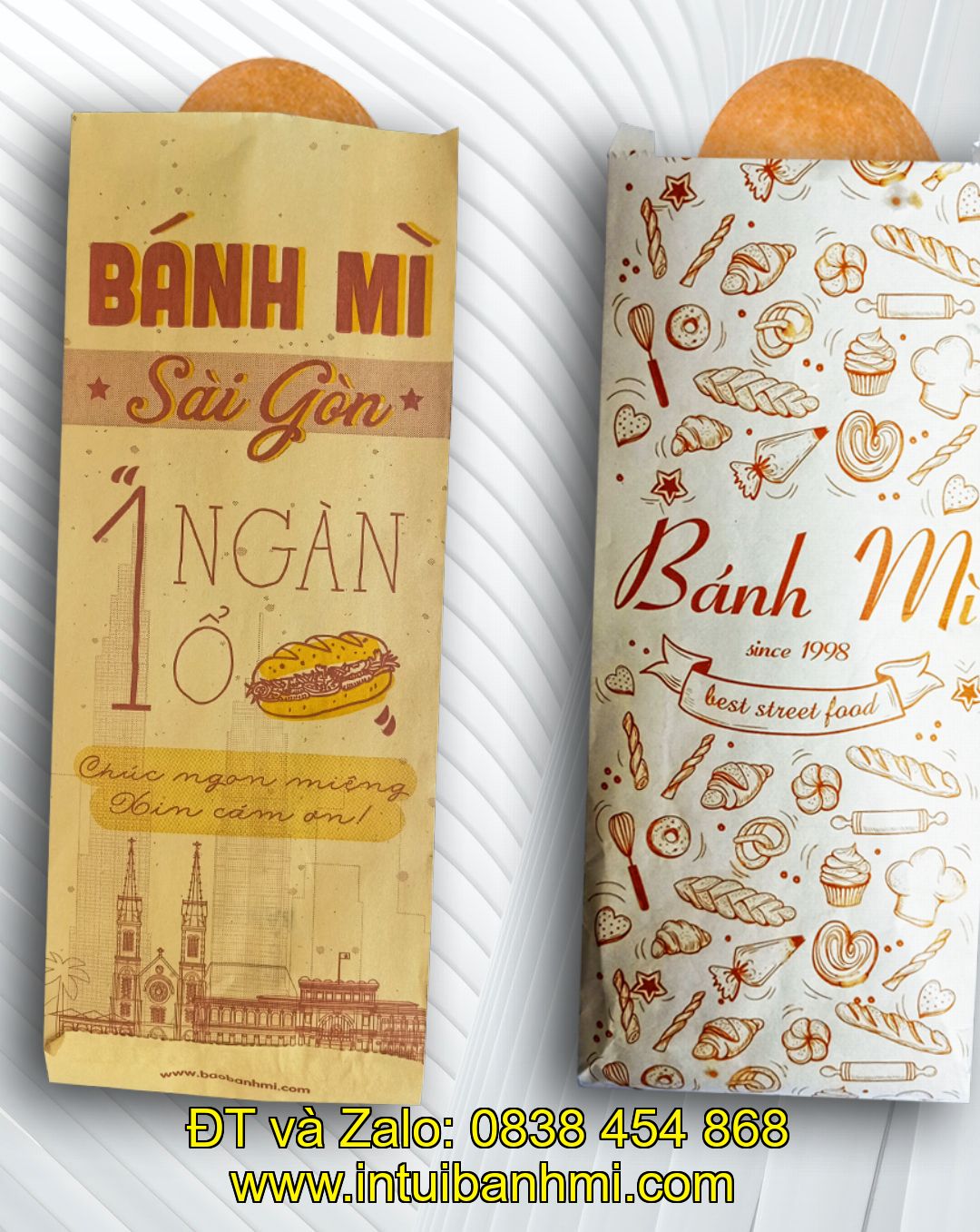 Một vài mong muốn khi in bao bì chứa bánh mì từ giấy