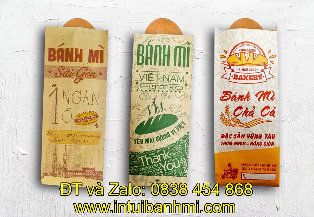 Một vài việc cần làm trước khi in túi đựng bánh mì