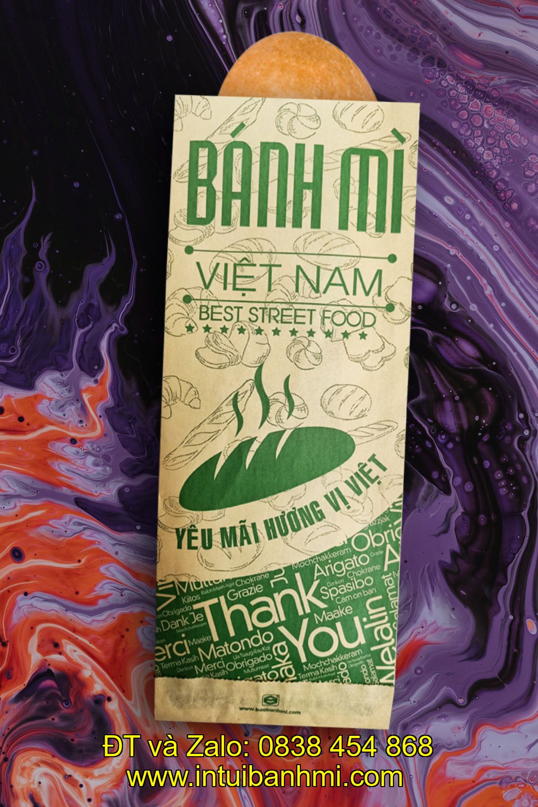 Một vài xưởng in túi giấy bánh mì ở tính Quảng Ngãi