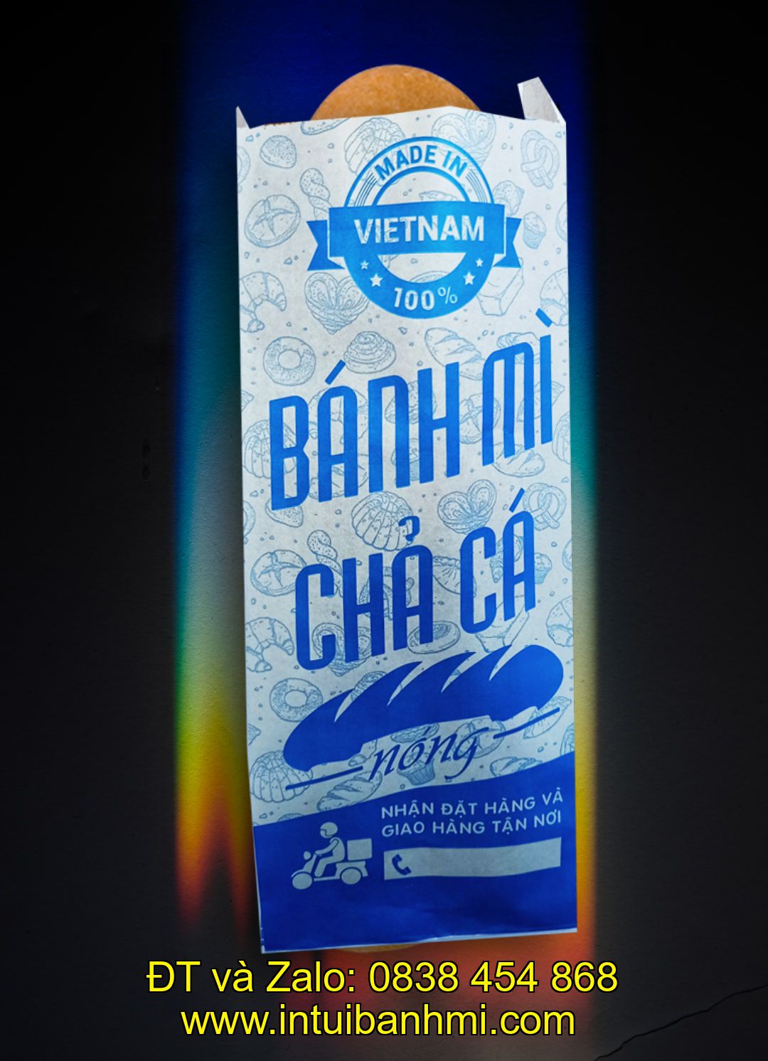 Mua túi giấy bánh mì in sẵn có đa dạng mẫu mã