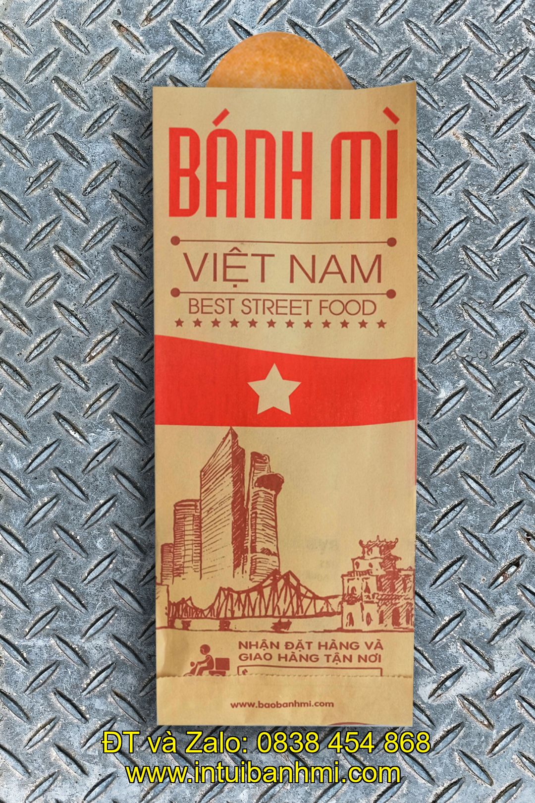 Mua túi giấy bánh mì in sẵn giúp tiết kiệm thời gian