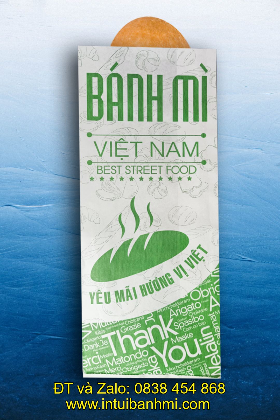 Mua túi giấy bánh mì in sẵn giúp tiết kiệm thời gian