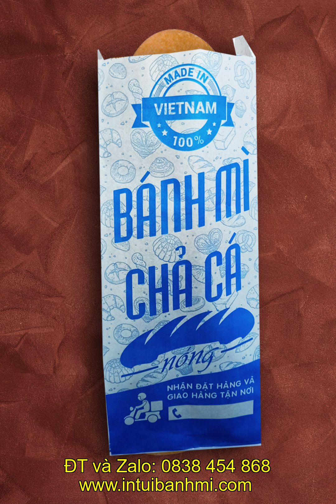 Mua túi giấy bánh mì làm sẵn có nhiều kiểu dáng