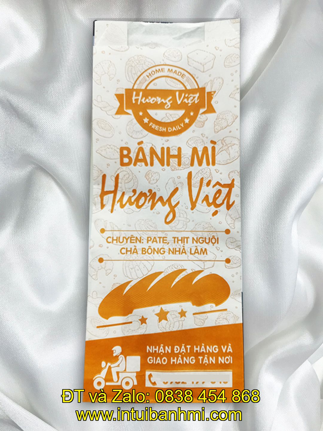 Mua túi giấy bánh mì làm sẵn giúp giảm thời gian