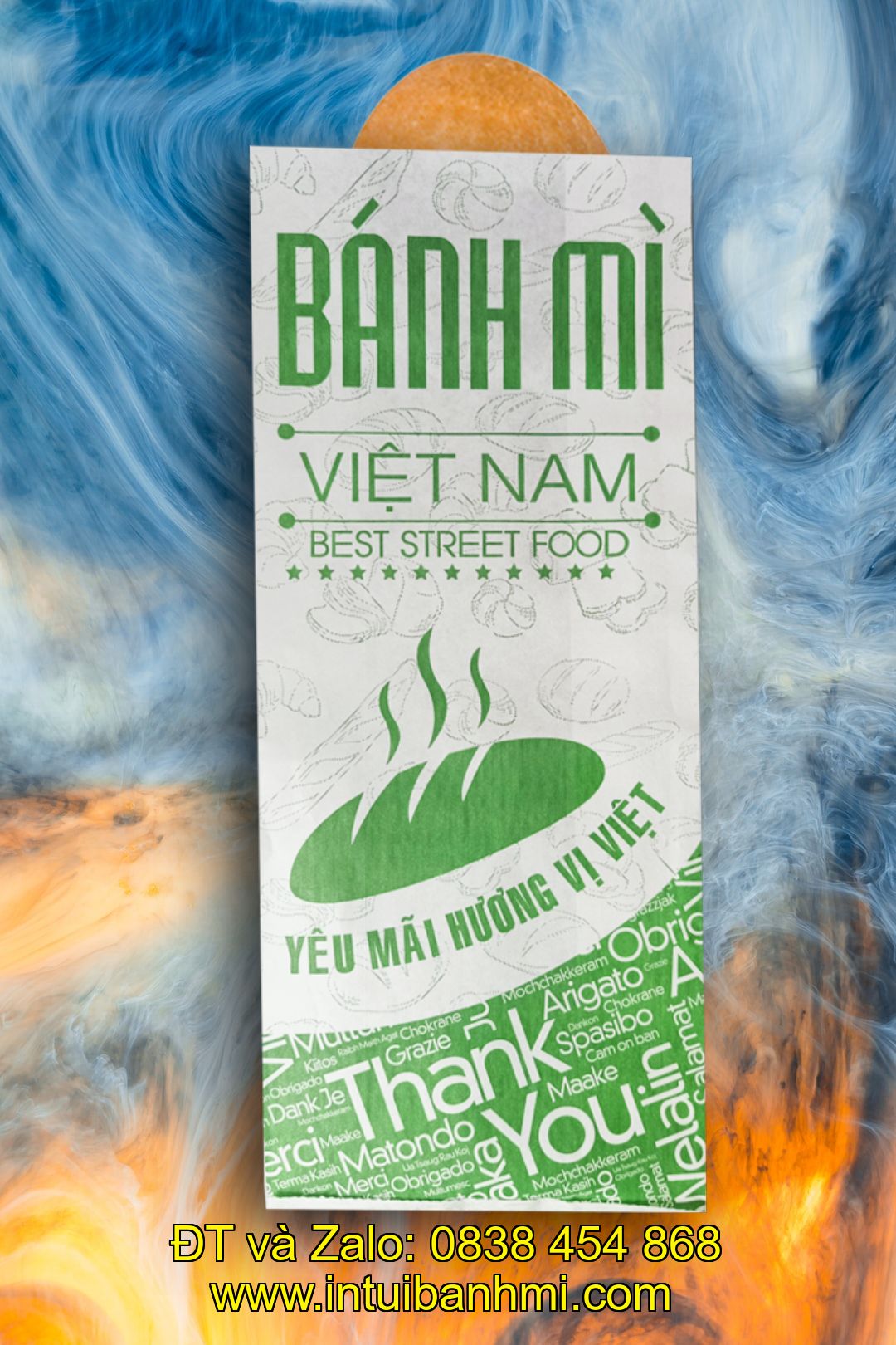 Mua túi giấy đựng bánh mì có sẵn có đa dạng mẫu mã