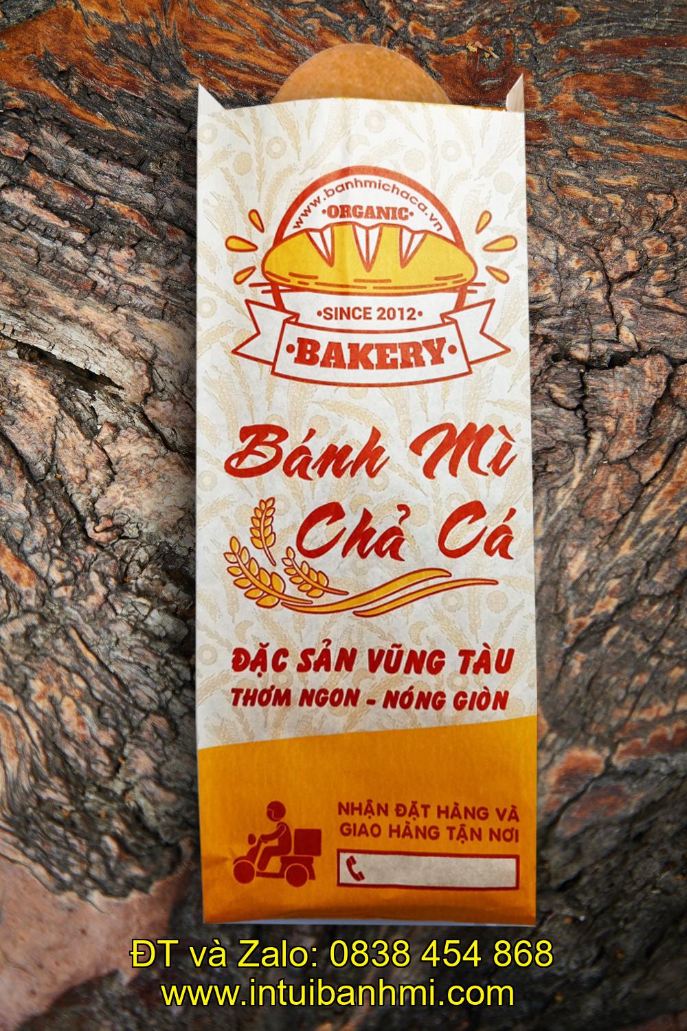 Mua túi giấy đựng bánh mì in sẵn giúp tiết kiệm thời gian