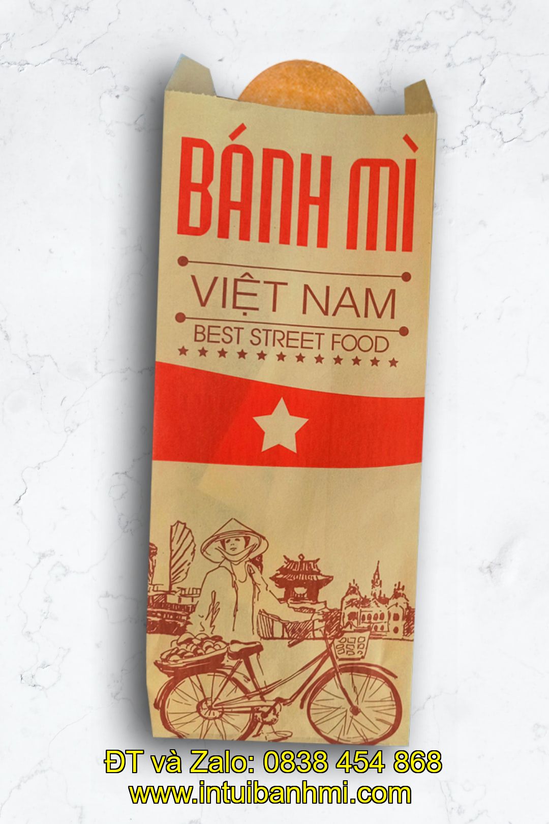 Những loại Túi làm bằng giấy gói bánh mì