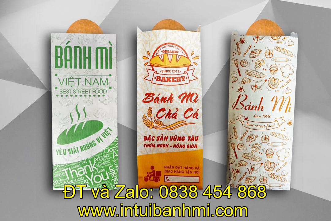 Những thiên hướng in túi đựng bánh mì riêng biệt nhất hiện nay
