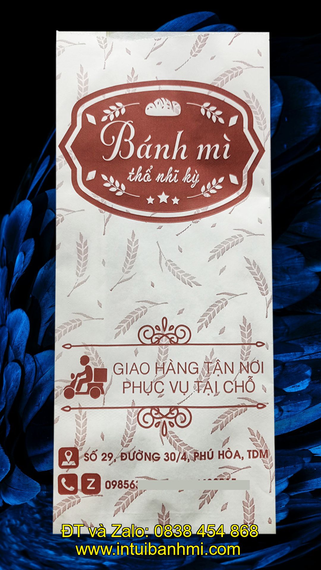 Nơi bán túi giấy xi măng kraft đựng bánh mì chất lượng ở Quảng Ngãi
