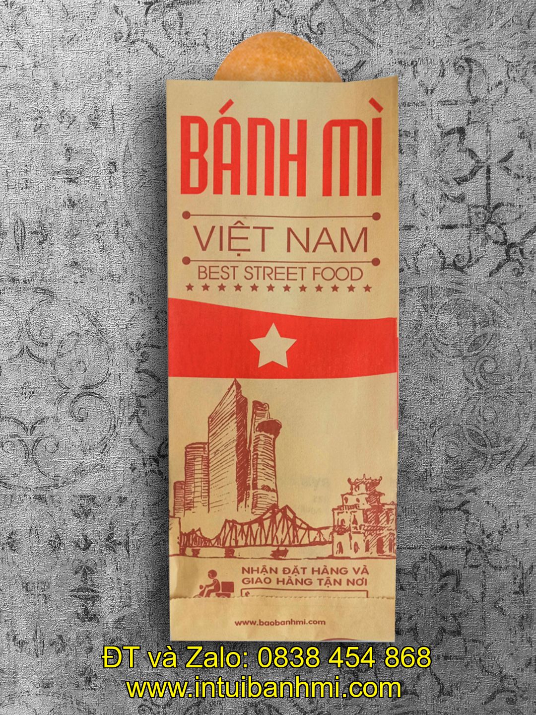 Nơi mua túi giấy xi măng kraft đựng bánh mì chất lượng ở Bà Rịa - Vũng Tàu