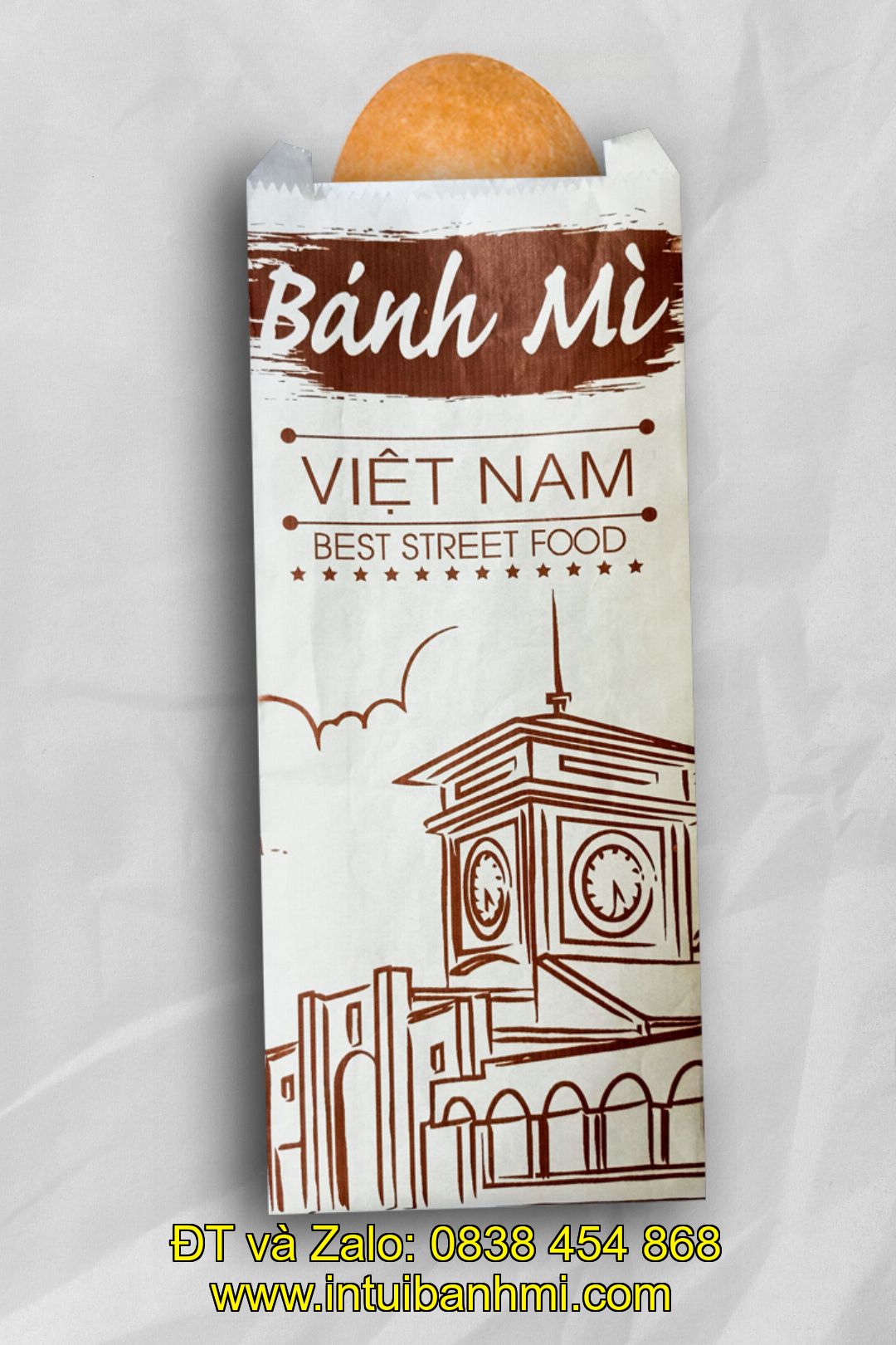Phân loại túi giấy chứa đựng bánh mì