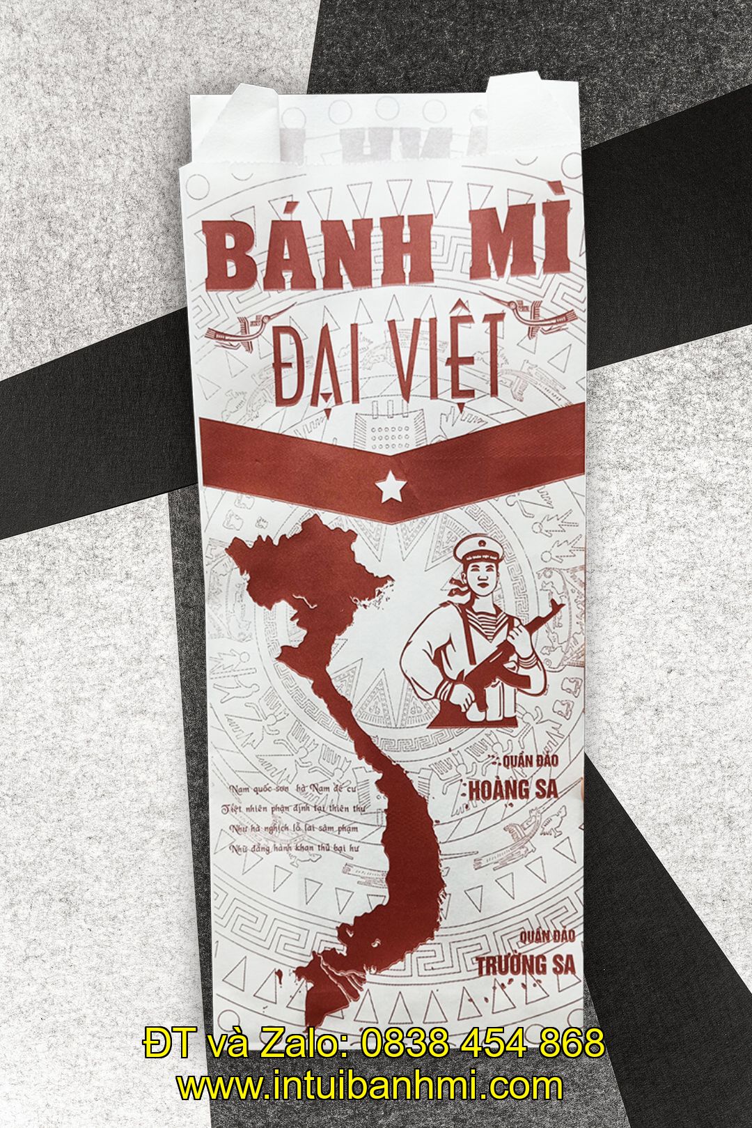 Quá trình in bao bì giấy Kraft bánh mì