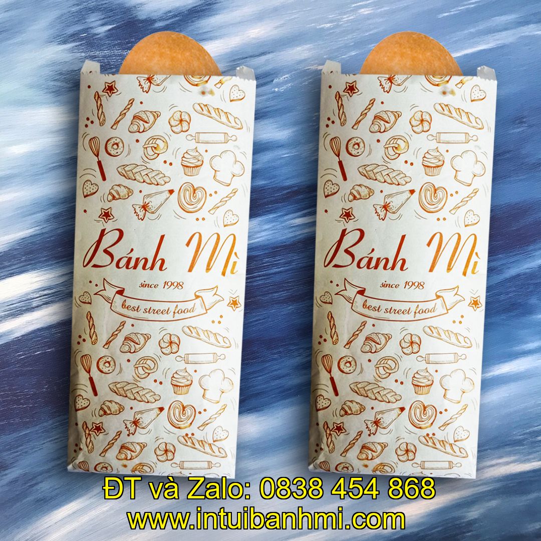 Quá trình in bao bì giấy Kraft bánh mì