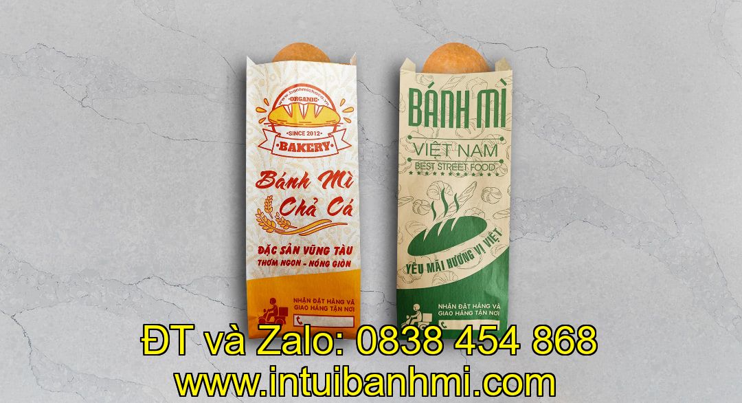 Quy trình in túi giấy Kraft bánh mì